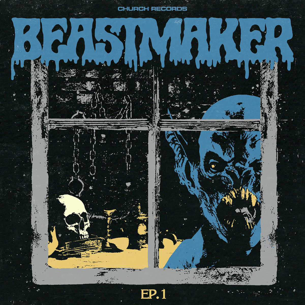 Beastmaker EP-1 Colors Of The Dark Black Butterfly Demon Witch Child Spike Lined Coffin