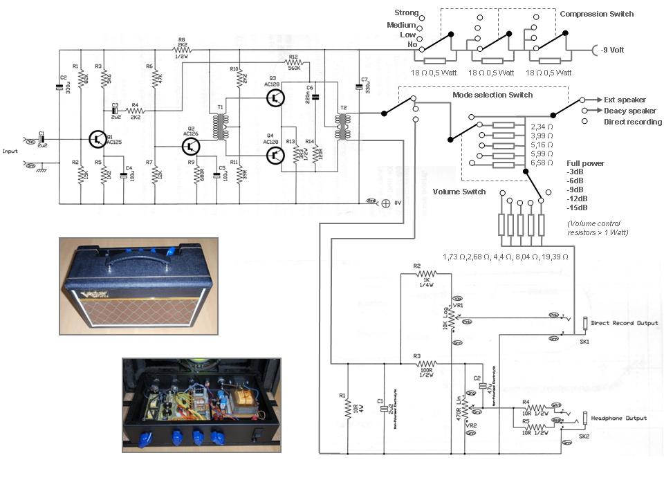 Schematic 2 for Deacy Amp