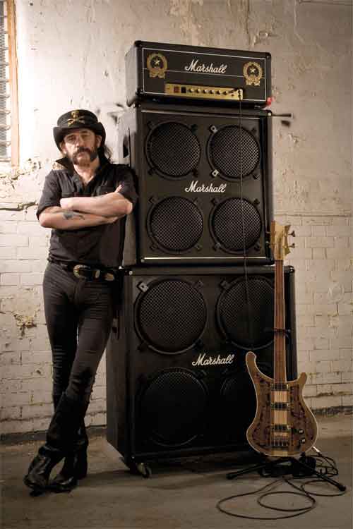 Lemmy and his 1992LEM Marshall stack