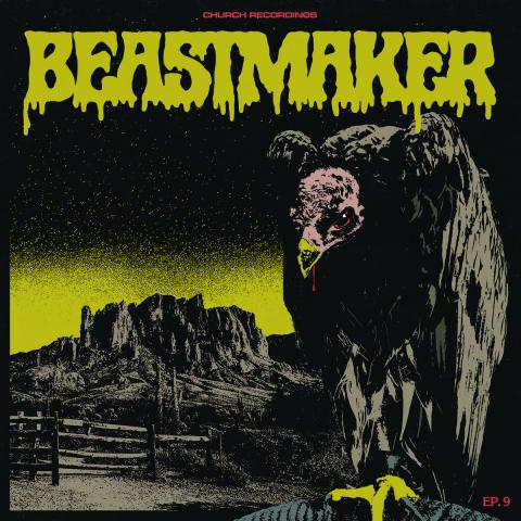 Beastmaker EP-9 ESP Screaming Vultures Skeletal Rider Black Dog